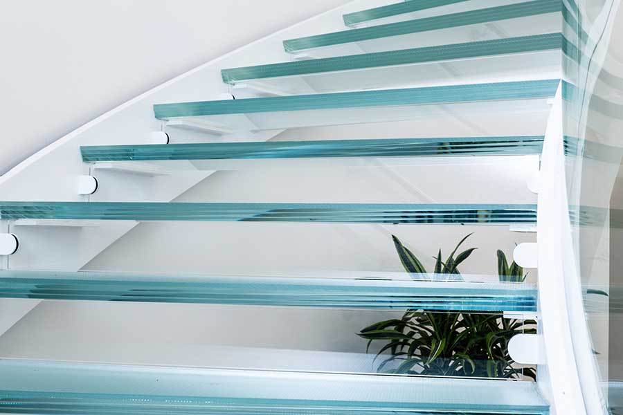 Glass Stairway