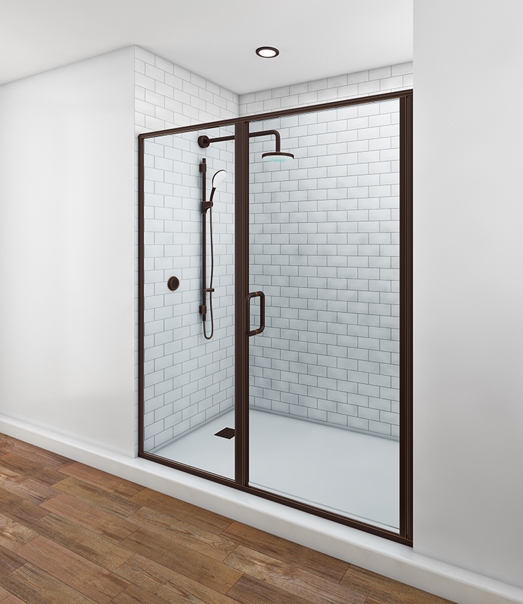 11. Classic-SWING-DOOR-W-IN-LINE-PANEL_STRIPPED-DOWN-ANGLE-1-OIL RUBBED BRONZE